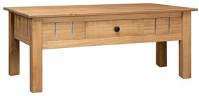 282682 vidaXL Кафе маса, 100x60x43,5 см, бор масив, Panama Range
