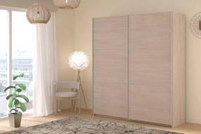 Гардероб Lynch с плъзгащи врати-Дърво - Дължина: 180 см