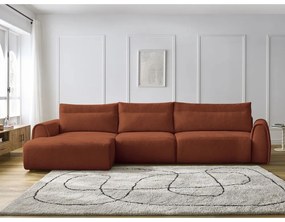 Оранжев ъглов диван Aden – Bobochic Paris