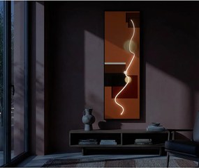 Печатна картина върху платно с включена рамка 50x150 cm LED – Mauro Ferretti