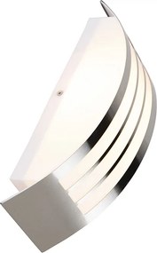 Модерна стенна лампа стомана неръждаема стомана IP44 - Sapphire Deluxe