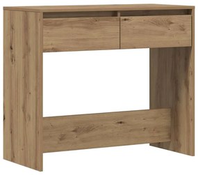 856775 vidaXL Конзолна маса, дъб артизан, 89x41x76,5 см, инженерно дърво