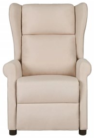 348525 vidaXL Масажен стол, кремав, текстил