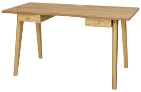 Работна маса от декор от дъб 70x140 cm Nice – Woodman