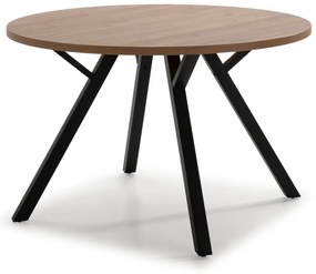 Кръгла маса за хранене от дъб ø 120 cm Beni - Marckeric