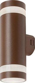 Rabalux 77212 - LED външно стенено осветително тяло URFA LINE LED/16W/230V IP65 кафяво