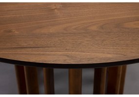 Кръгла трапезна маса с орехов плот ø 120 cm Barlet – Dutchbone