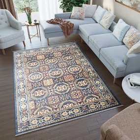 Син ориенталски килим в марокански стил Šírka: 200 cm | Dĺžka: 305 cm