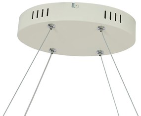 Скандинавска висяща лампа бежова 110 см вкл. LED 3-степенно димиране - Circuit