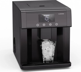 Klarstein Eiszeit машина за кубчета лед от неръждаема стомана 3 размера кубчета лед сребро