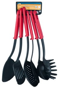 Комплект кухненски прибори с цветни дръжки - PVC 6бр. CN-(9933) - Horecano