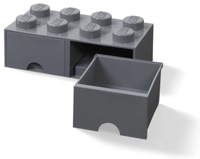 Детска тъмносива кутия за съхранение с 2 чекмеджета - LEGO®