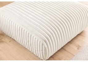 Кремава табуретка от рипсено кадифе Justin – Ropez