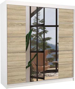 Гардероб Gorell 200 плъзгащ се-Leuko - Drus