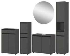 Антрацитен комплект за баня Lemont – Germania