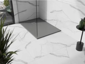 Mexen Stone+ ректикулиран композитен душ кабина 120 x 100 см, сив-бетон - 44611012