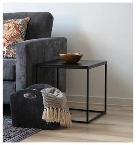 Черна масичка за кафе , 45 x 45 cm Vita - House Nordic