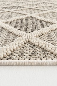 Килим Bukle 1411 - Cream, цвят Кремав, 100 x 250 см