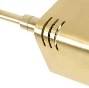 Подова лампа месинг с LED с сензорен димер - Notia