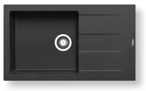Pyramis 70107111 - Кухненска мивка ATHLOS 86x50 см гранит/черен