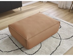 Кафява табуретка от изкуствена кожа Boheme – Bobochic Paris