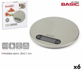 Кухненската Везна Basic Home Сребрист 20 x 2,1 cm (6 броя)