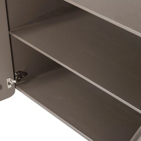 Кафяв скрин от масивен бор 200x85x45 cm Root – WOOOD