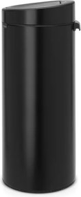 Кош за боклук Brabantia Touch Bin New 650008, 30 л, Безшумно и плавно затваряне, Черен мат