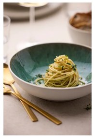 Бяла/зелена глинена купичка 900 ml Gastro White/Green – Bitz