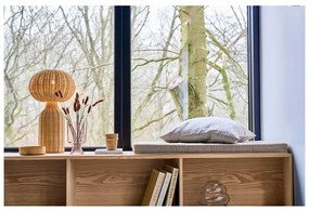 Светлорозова стъклена ваза (височина 24 cm) Drum – Villa Collection