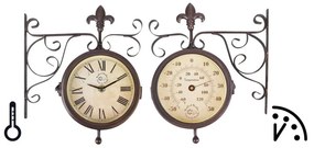 Стенен часовник с термометър Ego Dekor Rustic - Esschert Design
