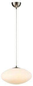 Бяла висяща лампа със стъклен абажур ø 38 cm Locus - Markslöjd
