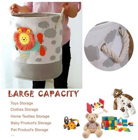 GINGER HOME Текстилен кош за играчки LION