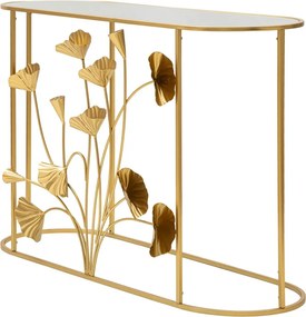 Конзолна маса в златисто 40x120 cm Flow – Mauro Ferretti