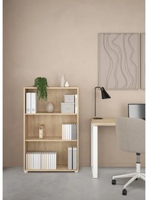 Етажерка за книги в дъбов декор в естествен цвят 80x124 cm Sign - Tvilum