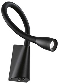 Ideal Lux - LED гъвкава лампа GOOSE LED/3W/230V CRI 90 черна