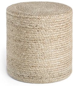 Сиво-бежова табуретка Jutta Greige – Hanse Home