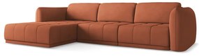 Оранжев ъглов диван (ляв ъгъл) Hoku – Makamii