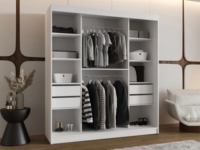Гардероб Wika 180 плъзгащ-Черно