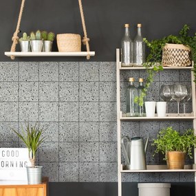 Стикери в комплект на плочките 60 бр. 10x10 cm Terrazo – Ambiance