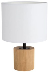 Spot-Light DO708191174 - Настолна лампа KRETA 1xE27/25W/230V бор/бял