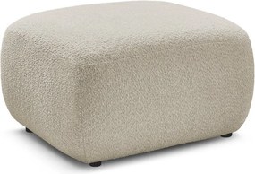 Бежова табуретка от прежда с примки от букле Montaigne – Bobochic Paris