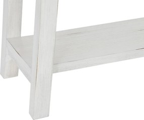 Конзолна маса atmosphera Olbia, 120 cm, MDF, Акация, Бял