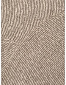 Бежов ръчно изработен вълнен килим 80x150 cm Eleni Light Beige – Hanse Home