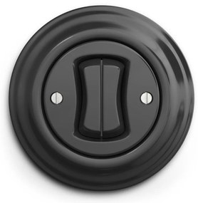 Kliklap - Ретро серийен включвател с рамка № 5 антрацит