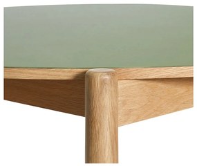 Кръгла трапезна маса от масивен дъб ø 115 cm Oblique – Hübsch