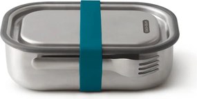 Кутия за храна Black+Blum BAM-SS-L005, 1 л, Правоъгълна, Подходяща за фурна, Без BPA, Неръждаема стомана, Син