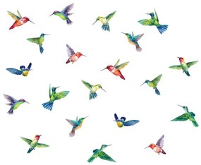 Комплект стикери за прозорец 20 бр. 40x60 cm Hummingbirds - Ambiance