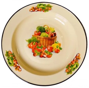 Блюдо 2lt с декор "Сентябрь" (1c6c/БД)Р