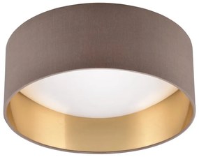 Светлокафяво LED осветление за таван ø 30 cm Locarno - Trio